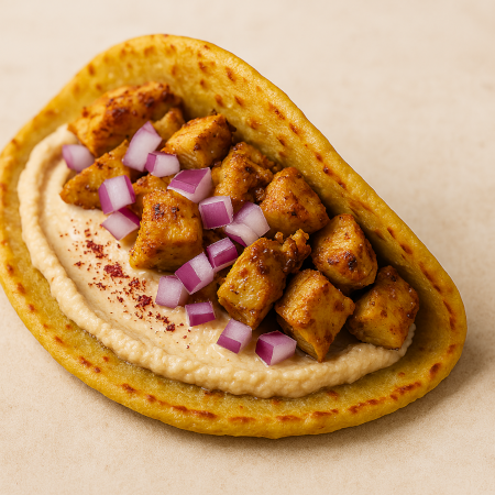 Sumac-Spiced Chicken  Chickpea Tacos